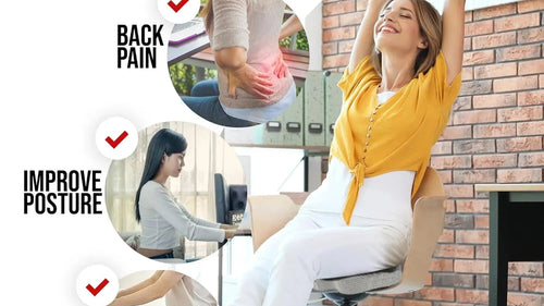 NexaHome Ergonomic Seat Cushion — Memory Foam Support